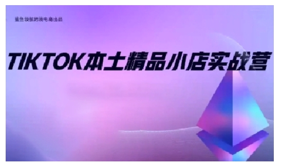 TikTok本土精品小店出海实战营，从入门到高阶，不止0-1! - 小毅网创-小毅网创