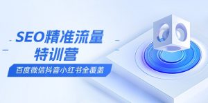 SEO精准流量特训营,百度微信抖音小红书全覆盖,带你搞懂搜索优化核心技巧-小毅网创