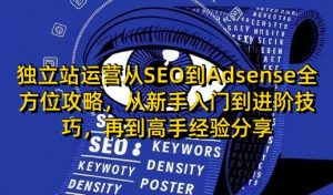 独立站运营从SEO到Adsense全方位攻略，从新手入门到进阶技巧，再到高手经验分享-小毅网创
