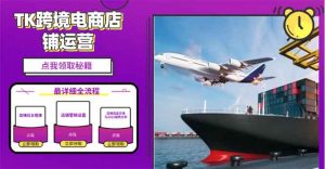 2025TK跨境电商选品趋势0到1店铺搭建最全实操讲解，轻松在家把货卖出国-小毅网创