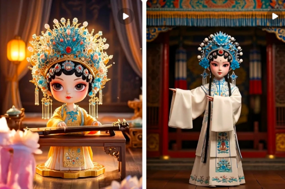 利用AI制做Q版古风娃娃视频，只需三步新手也能做出流量好到爆(附教程+提示... - 小毅网创-小毅网创