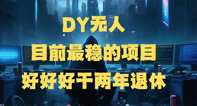 DY无人,目前最稳的项目,矩阵放大边旅游边赚钱,好好好干两年退休 - 小毅网创-小毅网创