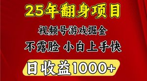 一天收益1000+ 25年开年落地好项目-小毅网创