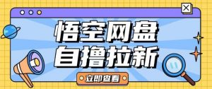 全网首发悟空网盘云真机自撸拉新项目玩法单机可挣10.20不等-小毅网创