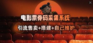 电影票券码采集系统_从商户放单转型做抢单达人-小毅网创