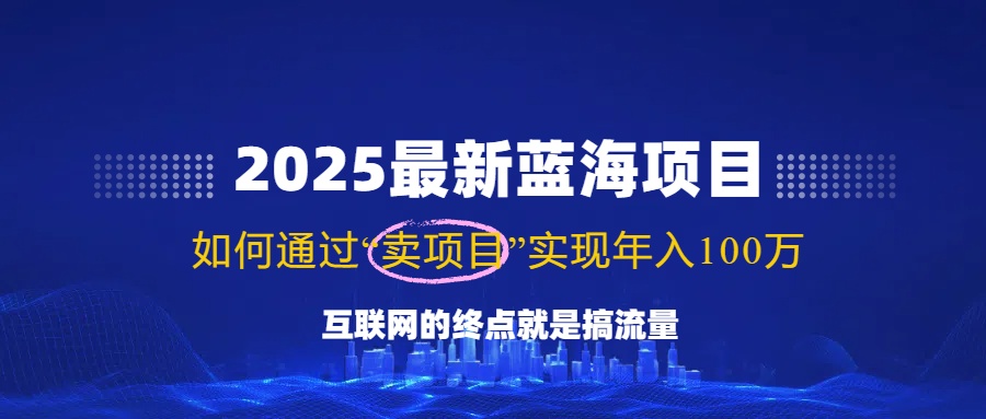 2025最新蓝海项目，零门槛轻松复制，月入10万+，新手也能操作！ - 小毅网创-小毅网创