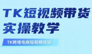 东南亚TikTok短视频带货，TK短视频带货实操教学-小毅网创