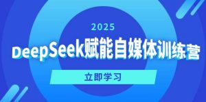 DeepSeek赋能自媒体训练营，定位、变现、爆文全攻略！-小毅网创