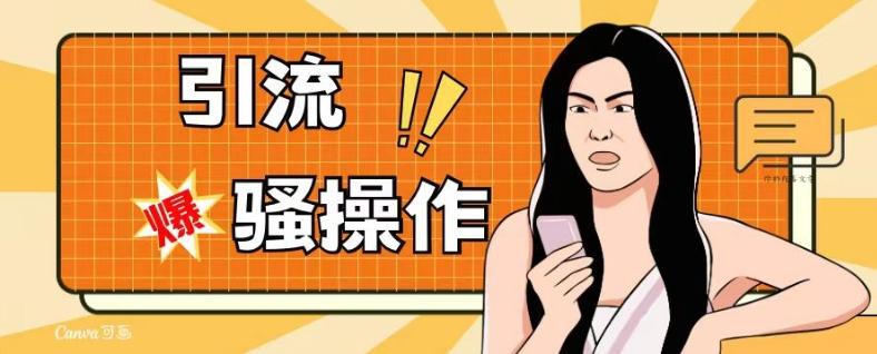 最新引流骚操作，单账号日引50-100，简单粗暴，适合于小白各行各业都可以进行操作，精准粉丝加到爆 - 小毅网创-小毅网创