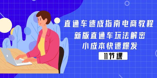 直通车 速成指南电商教程：新版直通车玩法解密，小成本快速爆发(11节-小毅网创