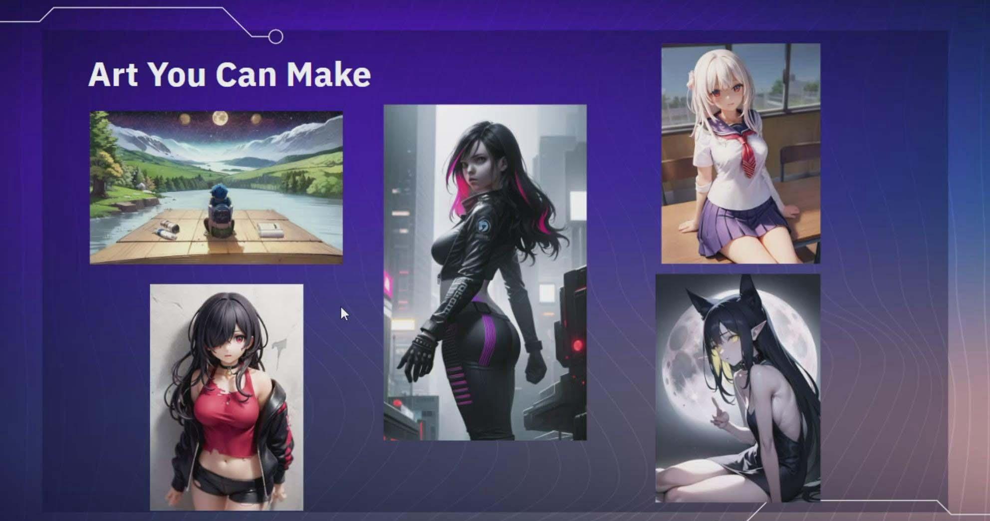 图片[2]-利用Stable Diffusion AI人工智能生成动漫艺术分步教程-14节课-中英字幕 - 小毅网创-小毅网创