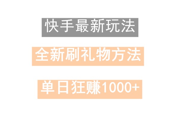 快手无人直播，过年最稳项目，技术玩法，小白轻松上手日入500+ - 小毅网创-小毅网创