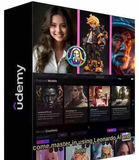 图片[2]-比Midjourney更好的Leonardo AI绘画图像大师班教程-16讲-中英字幕 - 小毅网创-小毅网创