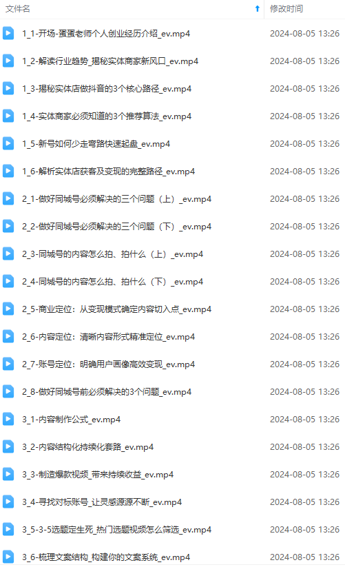 图片[1]-实体店老板获客特训营：认知、定位、文案、矩阵、直播、AI等(72节 - 小毅网创-小毅网创