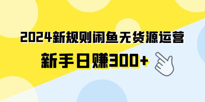 (9522期)2024新规则闲鱼无货源运营新手日赚300+-小毅网创
