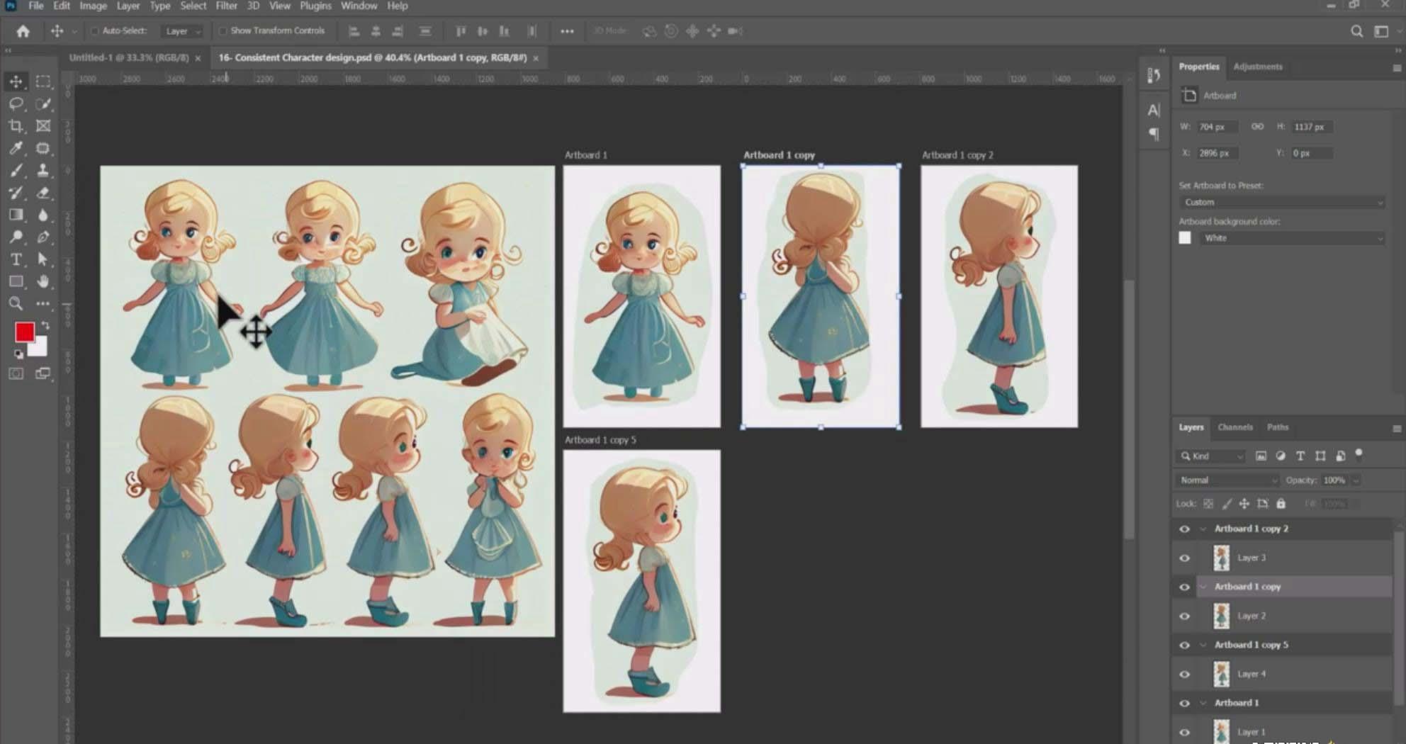 图片[7]-掌握 MidJourney V5 AI + ChatGPT创建一致的角色设计图像-22节课-中英字幕 - 小毅网创-小毅网创