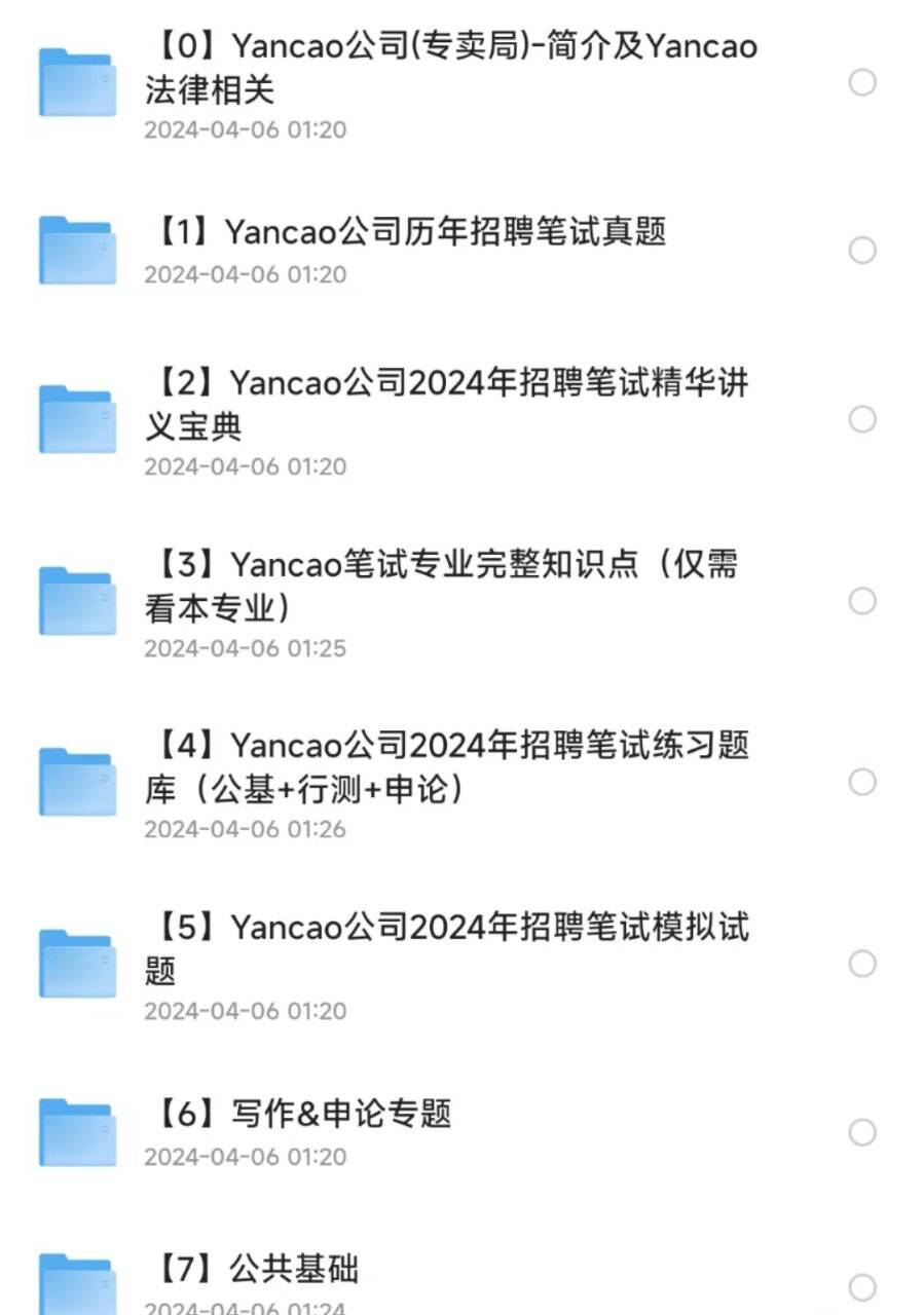 烟草事业单位历年真题资料包 - 小毅网创-小毅网创