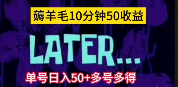 美团薅羊毛玩法，单号日入50+多号多得【仅揭秘】-小毅网创