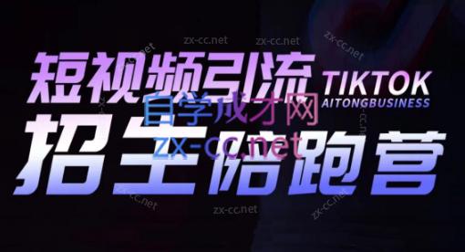 吴天老师·短视频引流招生陪跑营 - 小毅网创-小毅网创