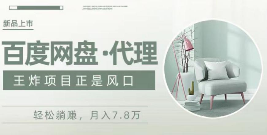 度盘代理，月入7w保姆级全方位教程 - 小毅网创-小毅网创