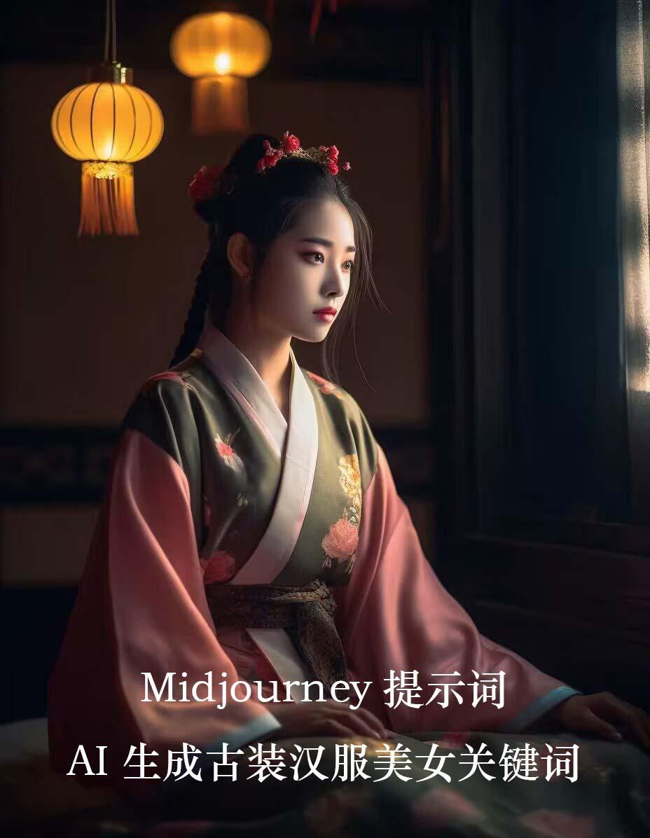 Midjourney关键词-AI生成中国风古装汉服美女人像提示关键词 - 小毅网创-小毅网创