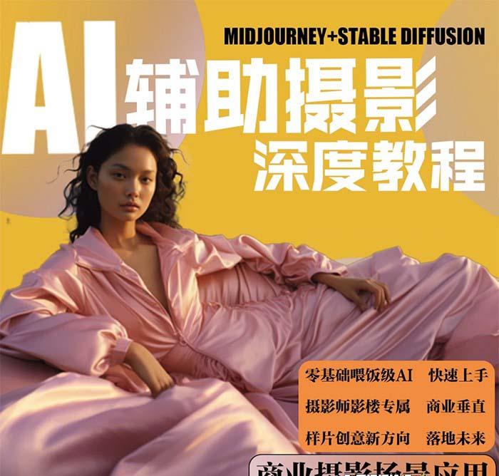 (8727期)2024年AI辅助摄影人工智能商业应用摄影课程(37节课) - 小毅网创-小毅网创