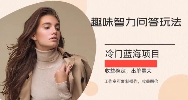 冷门蓝海项目，目前做的人不多，操作简便，复制收益翻倍 - 小毅网创-小毅网创