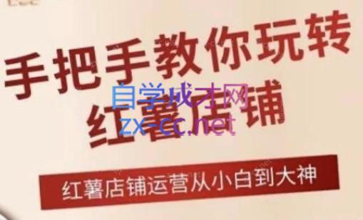 海燕老师·2024手把手教你玩转红薯店铺-小毅网创