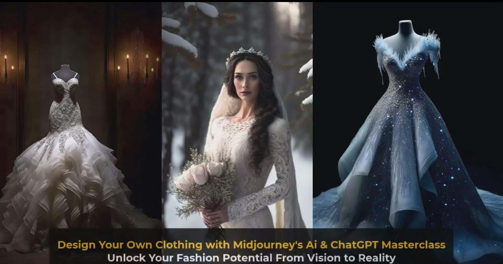 图片[7]-利用 Midjourneys Ai 人工智能设计自己的服装AI大师班-10节课-中英字幕 - 小毅网创-小毅网创