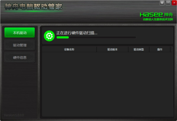 神舟电脑驱动管家 v1.0 官方免费版-小毅网创