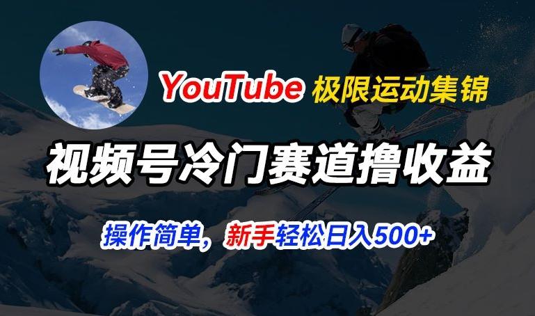 视频号冷门赛道撸收益，YouTube搬运极限运动集锦，暴力起号，操作简单流量高，轻松日入5张【揭秘】 - 小毅网创-小毅网创