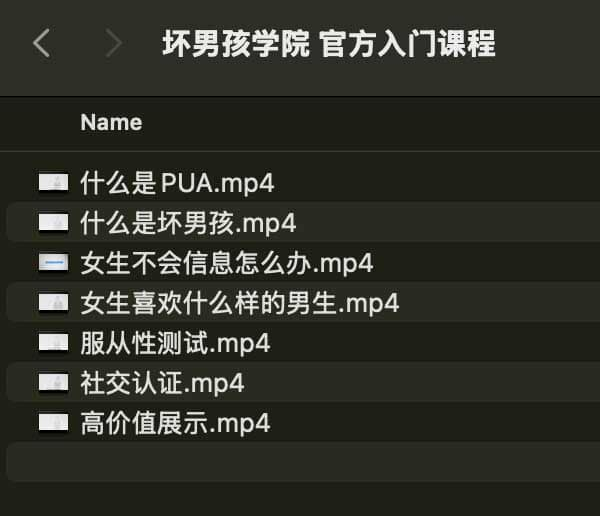坏男孩学院 官方入门课程 - 小毅网创-小毅网创