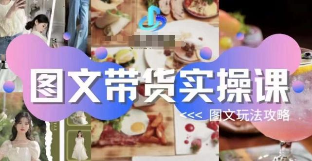 图文带货实操课，图文玩法攻略玩法 - 小毅网创-小毅网创