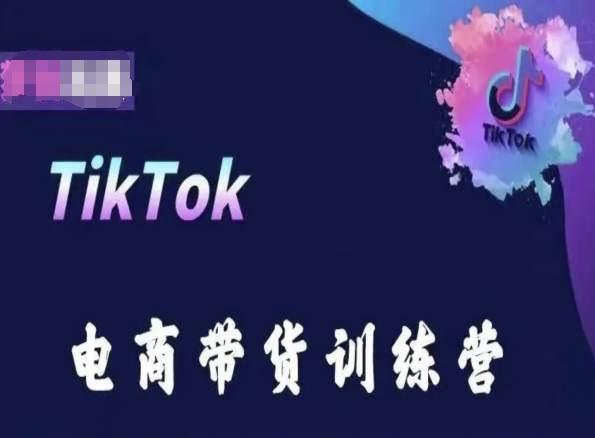 TikTok电商带货训练营，跟随时代潮流，跨境掘金 - 小毅网创-小毅网创