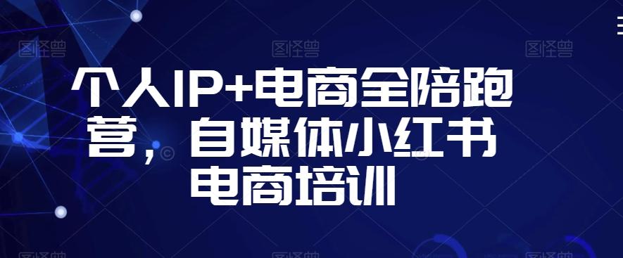 个人IP+电商全陪跑营，自媒体小红书电商培训-小毅网创