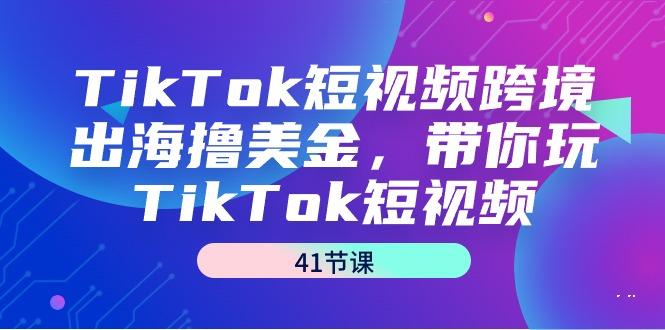 TikTok短视频跨境出海撸美金，带你玩TikTok短视频(41节课) - 小毅网创-小毅网创