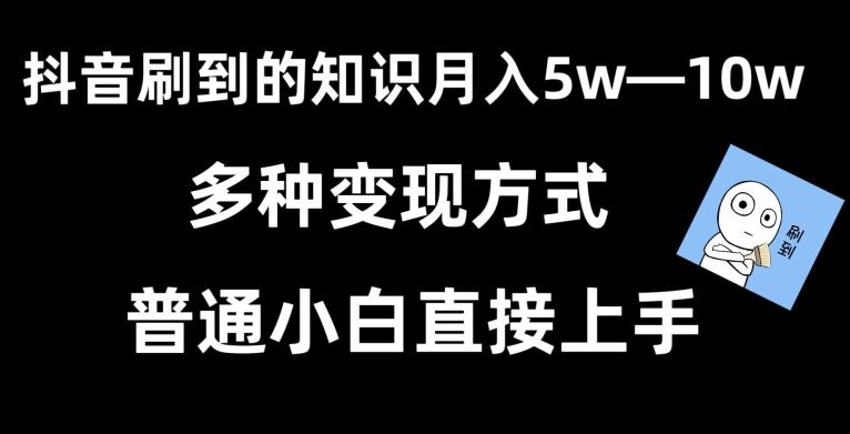 抖音刷到的知识，每天只需2小时，日入2000+，暴力变现，普通小白直接上手【揭秘】 - 小毅网创-小毅网创