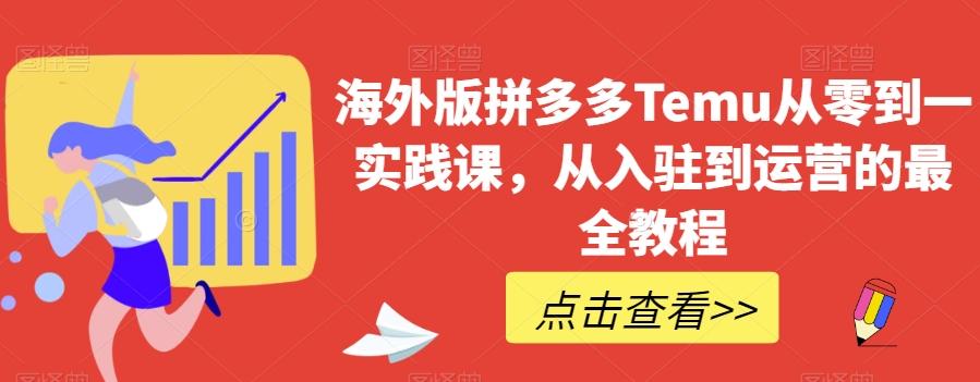 海外版拼多多Temu从零到一实践课，从入驻到运营的最全教程 - 小毅网创-小毅网创