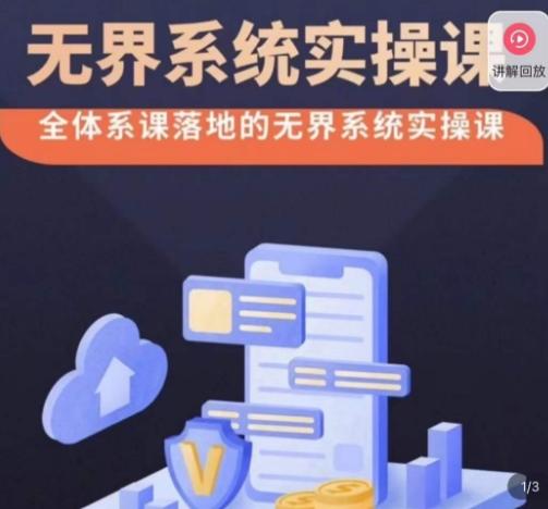 老衲·无界系统实操课，全体系落地无界改版后选择、出价、高投产做付费引流 - 小毅网创-小毅网创