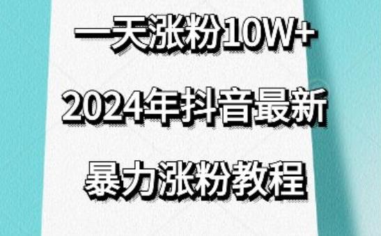 抖音最新暴力涨粉教程，视频去重，一天涨粉10w+，效果太暴力了，刷新你们的认知【揭秘】-小毅网创