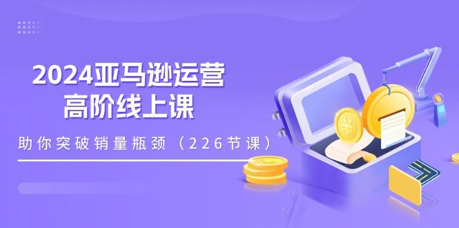 2024亚马逊运营-高阶线上课，助你突破销量瓶颈(228节课-小毅网创