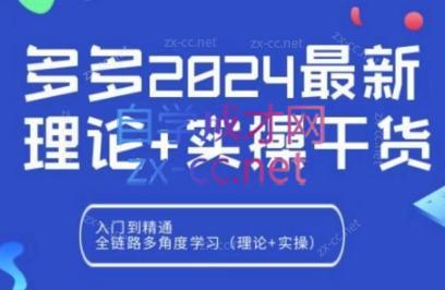 拼多多2024最新规则理论结合实际的干货-小毅网创