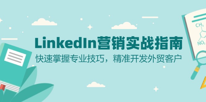 LinkedIn 营销实战指南：快速掌握专业技巧，精准开发外贸客户-小毅网创