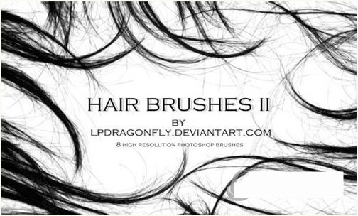 PS发丝笔刷-小毅网创