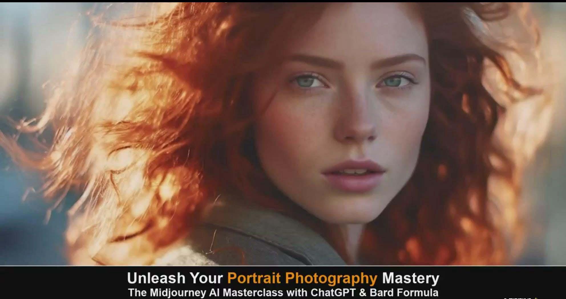图片[2]-(9312期)Midjourney v5 ChatGPT 和 Bard AI人工智能人像摄影大师班-15节-中英字幕 - 小毅网创-小毅网创