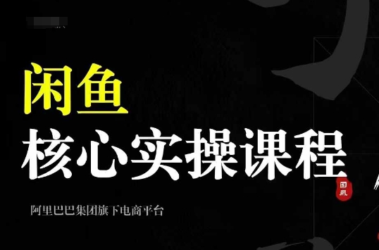 2024闲鱼核心实操课程，从养号、选品、发布、销售，教你做一个出单的闲鱼号 - 小毅网创-小毅网创