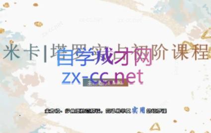 米卡·实占塔罗初阶课 - 小毅网创-小毅网创
